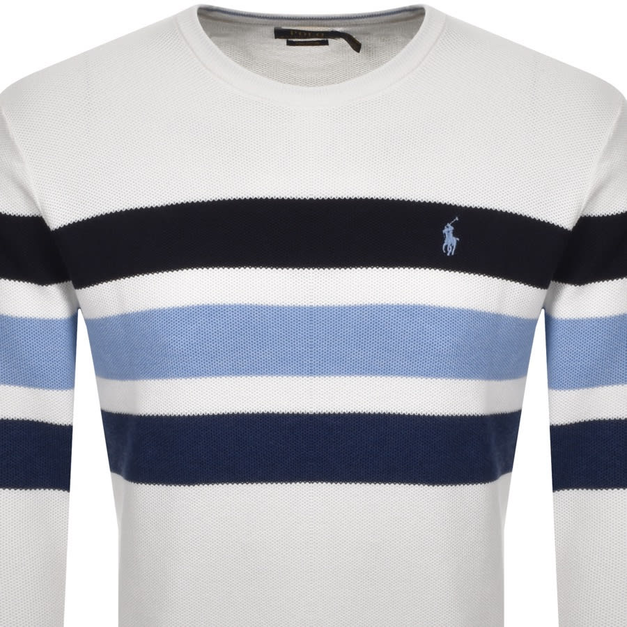 Alternative Image for ProductRalph Lauren Crew Neck Knit Jumper White2